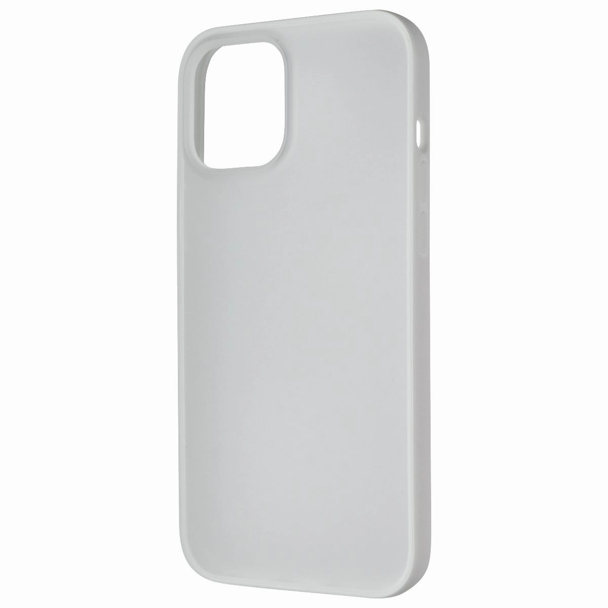 Luxury Coating Verizon Slim Sustainable Case for Apple iPhone 12 Pro Max - White/Frost
