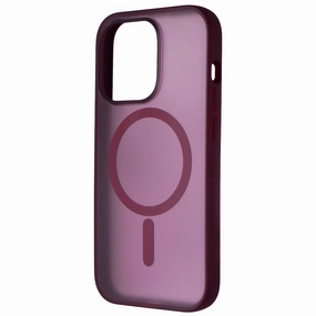 Minimal Texture Verizon Slim Sustainable Case for MagSafe for iPhone 14 Pro - Zinfandel (Purple)