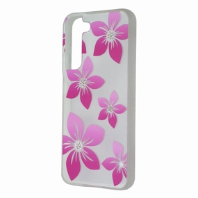 Shock absorption MyBat Pro Mood Series Case for Samsung Galaxy (S22 ) - Blossom Pink/Clear