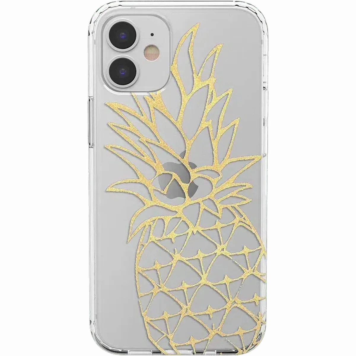 You're a Fine-Apple | Gold Pineapple Clear Case Modern Design Minimal Cover
