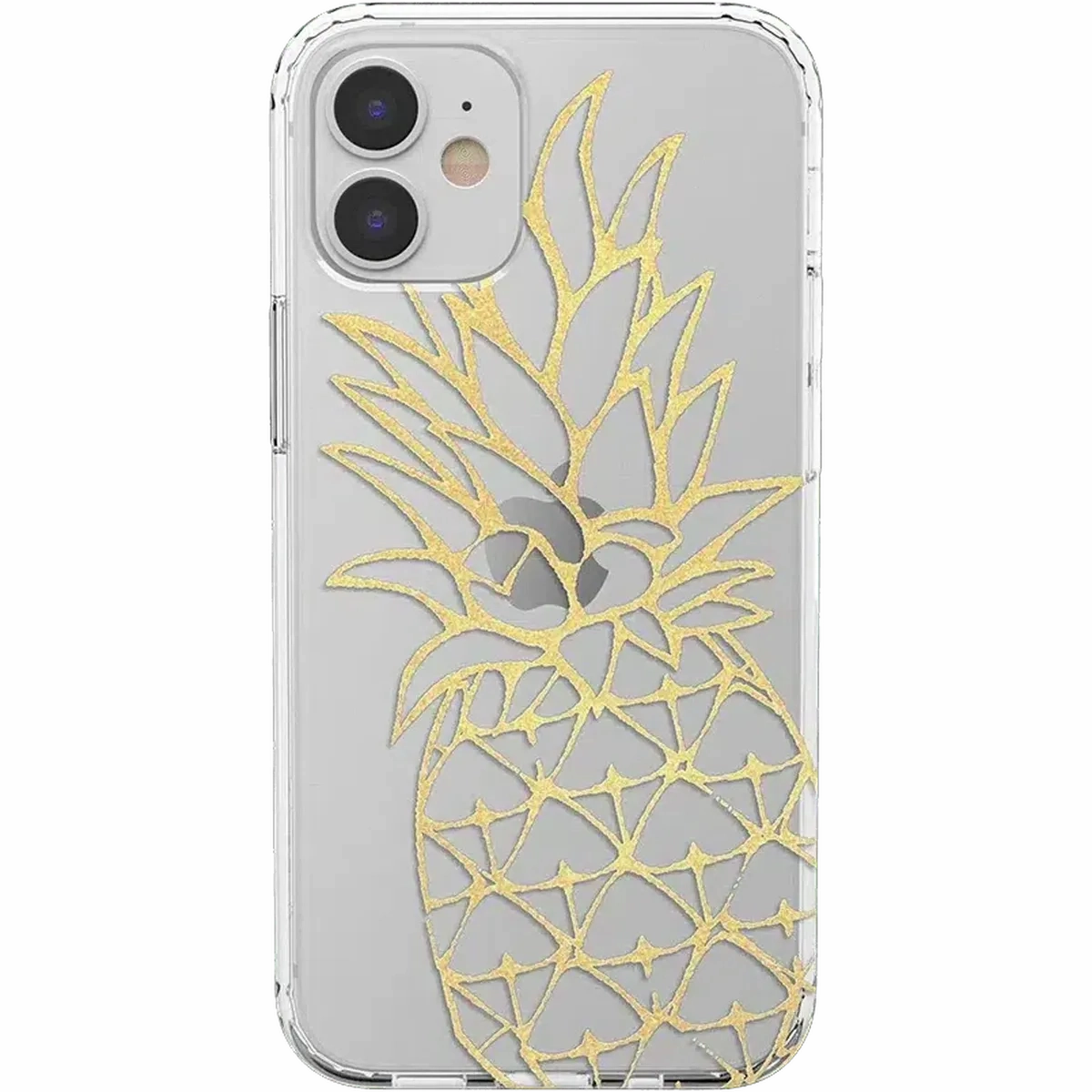 Subtle Touch You're a Fine-Apple | Gold Pineapple Clear Case