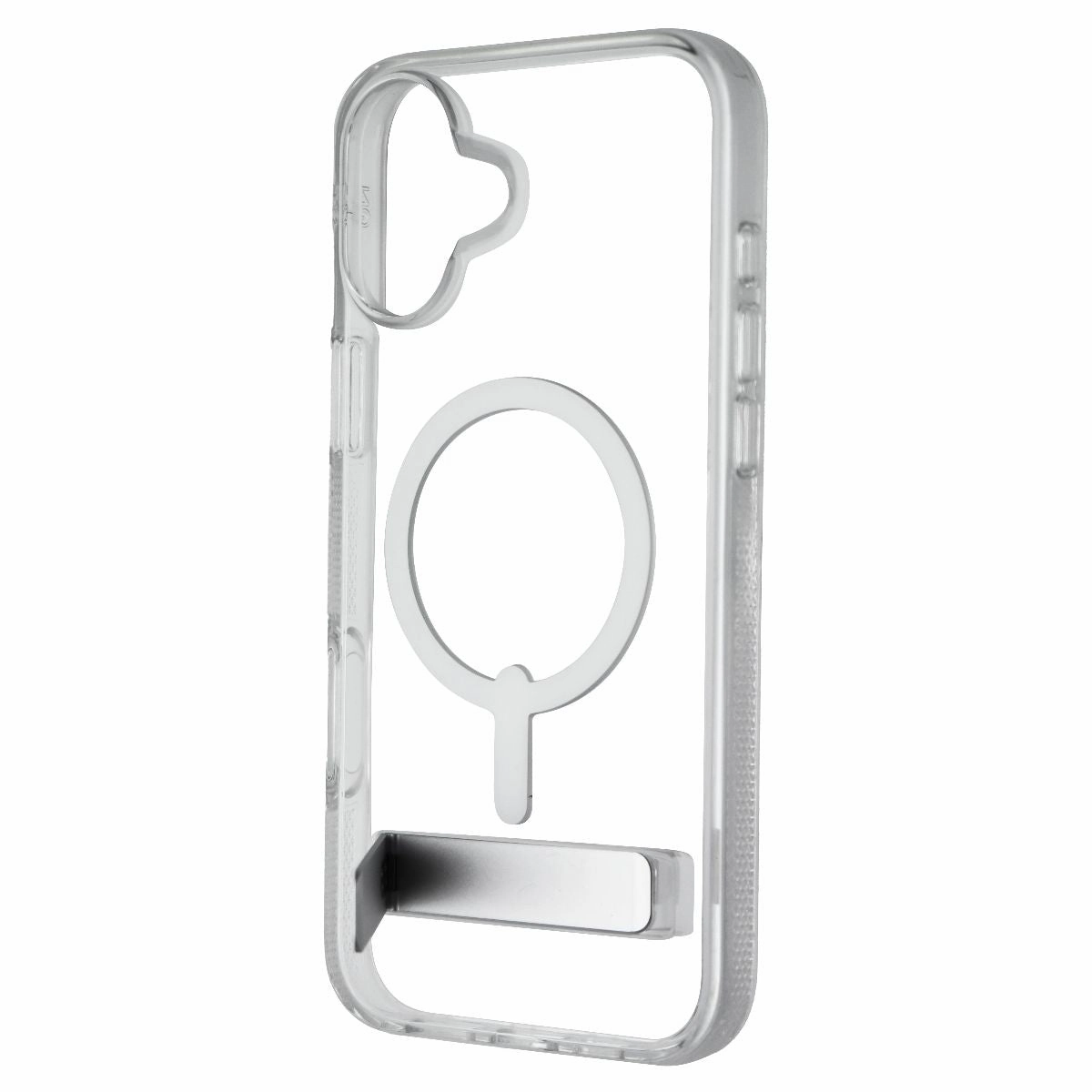 ZAGG Crystal Palace Snap Kickstand Case for MagSafe for iPhone 16 Plus - Clear Minimal Aesthetic