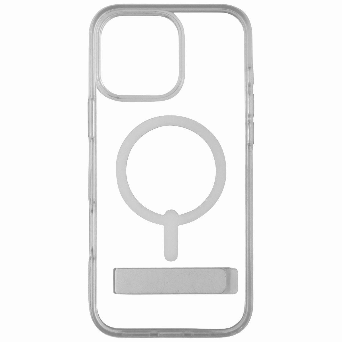 ZAGG Crystal Palace Snap Kickstand Case for MagSafe for iPhone 16 Pro Max -Clear Polished Look Hybrid Pattern Texture
