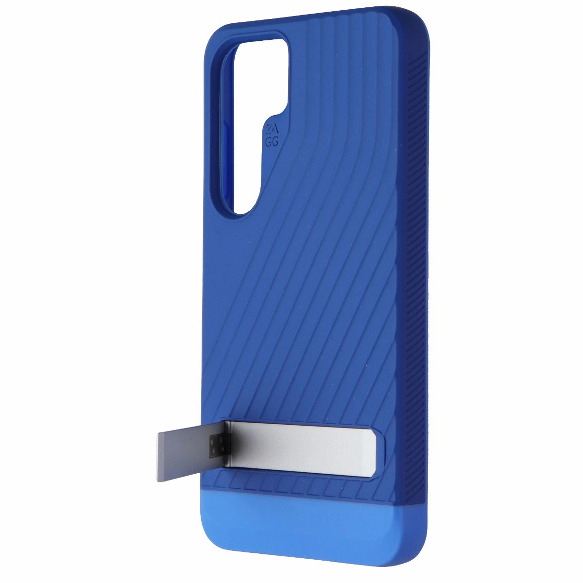 ZAGG Denali Case with Kickstand for Samsung Galaxy S24 - Cobalt Blue Elegant Build Texture Grip Texture