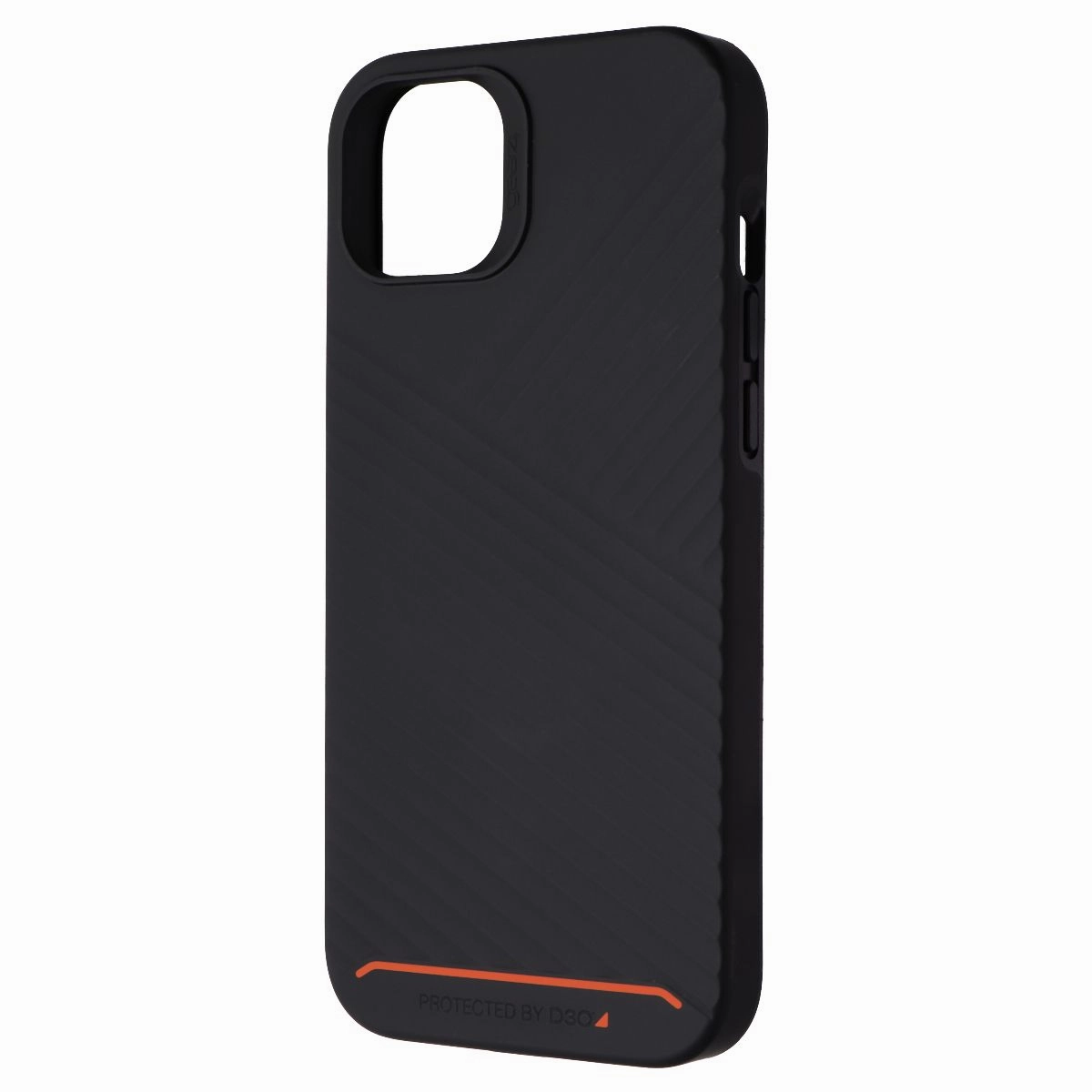 ZAGG Gear4 Denali Snap Series Case for MagSafe for Apple iPhone 14 Plus - Black Soft Finish Texture Transparent Look