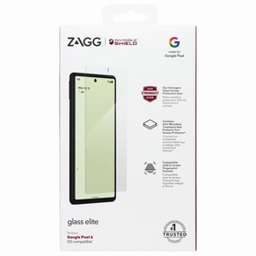 ZAGG Glass Elite Screen Protector for Google Pixel 6 Crystal Guard Ultra