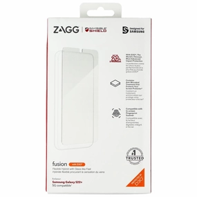 durable tempered glass ZAGG InvisibleShield Fusion Screen Protector with D3O for Samsung Galaxy S22  5G