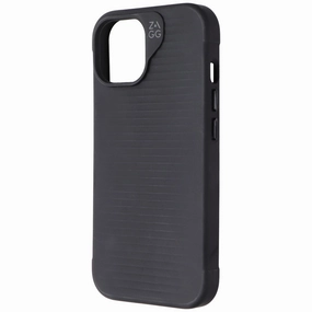 ZAGG Luxe Snap Slim Protection for Apple iPhone 15, iPhone 14, iPhone 13 - Black Refined Pattern Pocket Ready