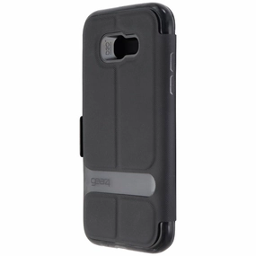 Modern Aesthetic Soft Layered Design ZAGG Oxford Series Folio Slim Case for Samsung Galaxy A5 (2017) - Black