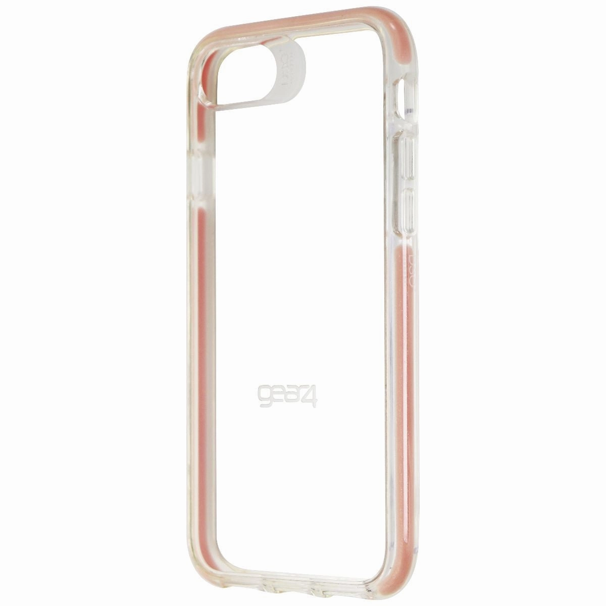 ZAGG Piccadilly Series Hard Case for Apple iPhone 8/7/6s/6 - Clear/Rose Pink Rugged Outline Modern Texture Build