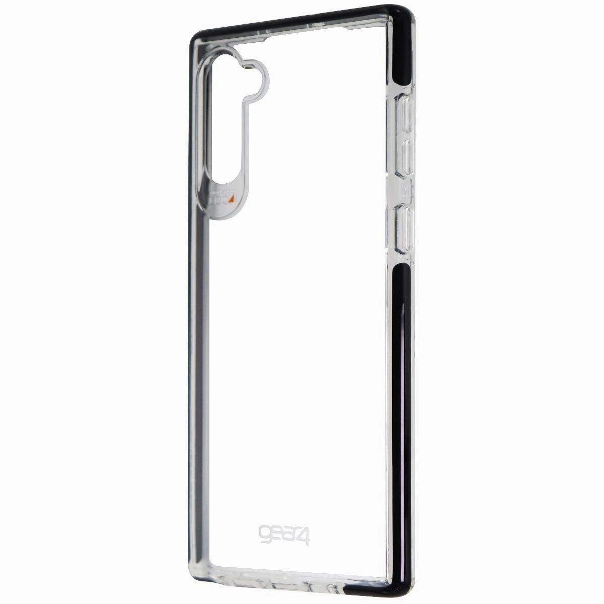 Sporty Appeal Soft Finish Texture ZAGG Piccadilly Series Protective Case for Samsung Galaxy Note10 - Clear/Black