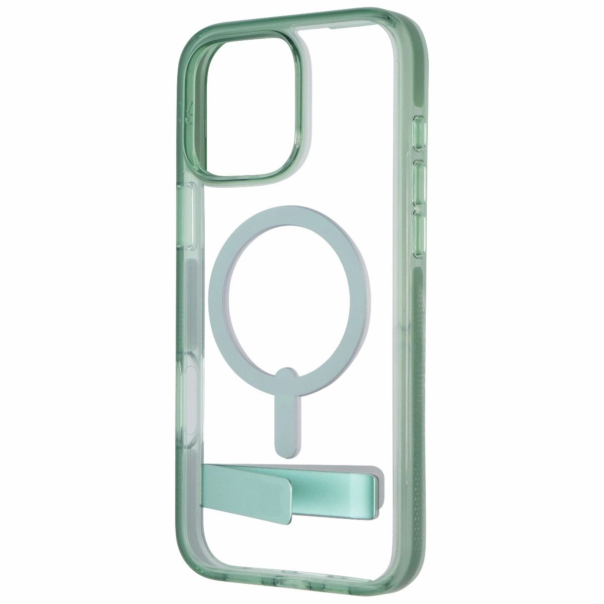 Tough Frame Modern Surface Design ZAGG Santa Cruz Kickstand Case for MagSafe for Apple iPhone 16 Pro Max - Green
