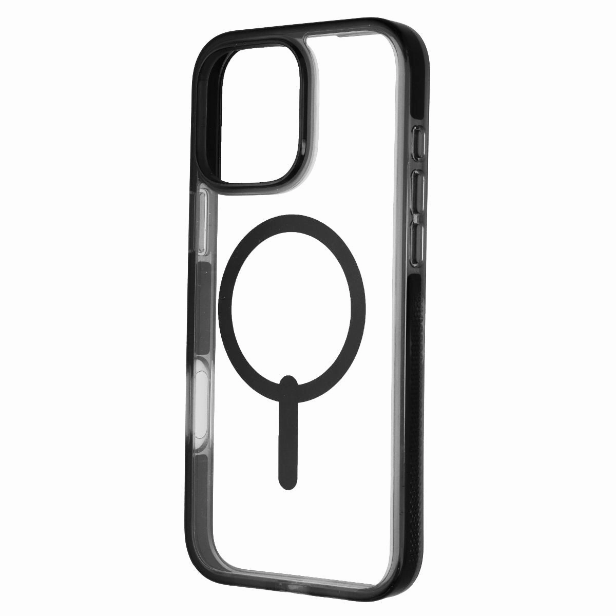 Rugged Look Simple Look ZAGG Santa Cruz Snap Case for MagSafe for Apple iPhone 16 Pro Max - Black/Clear