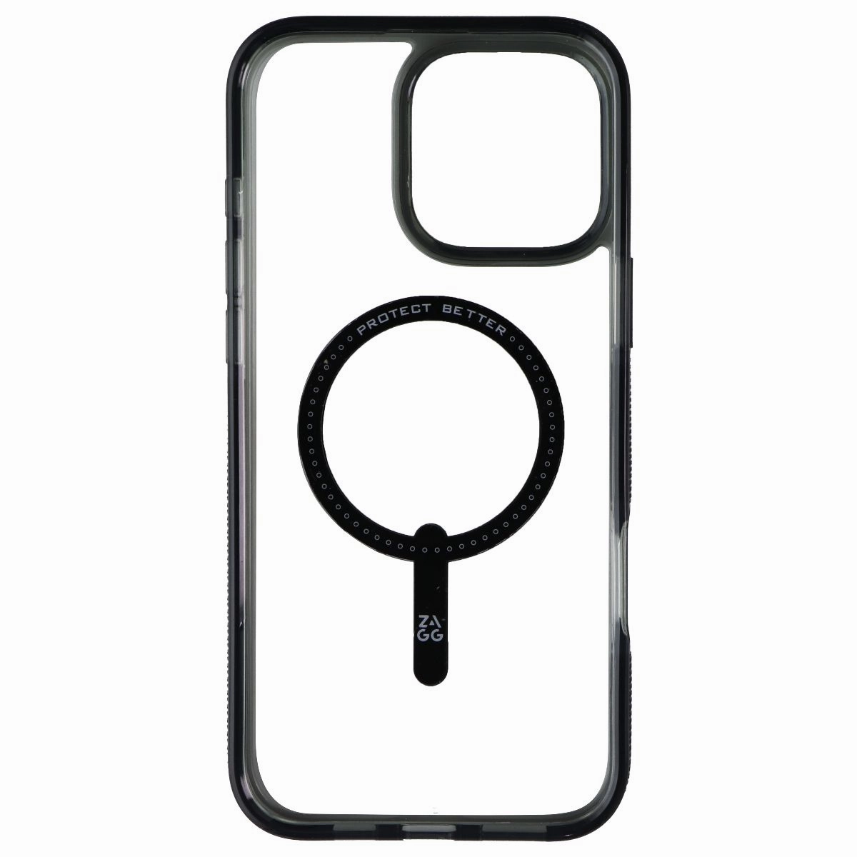Creative Style ZAGG Santa Cruz Snap Case for MagSafe for Apple iPhone 16 Pro Max - Black/Clear