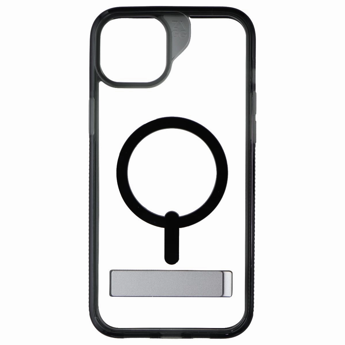 Luxury Detail ZAGG Santa Cruz Snap Kickstand Case for MagSafe for iPhone 15 Plus - Black