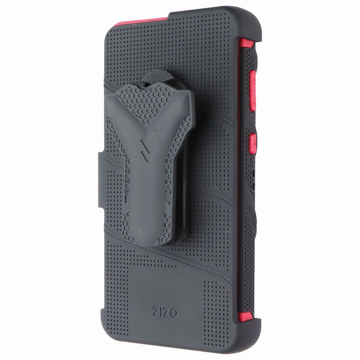 Sleek Texture ZIZO Bolt Series Case / Screen / Holster for Samsung Galaxy S23 Plus - Black/Red