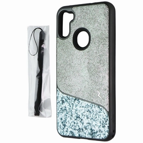 ZIZO Division Series Case for Samsung Galaxy A11 - Mint / Black Stylish Layer Texture Elegant Comfort