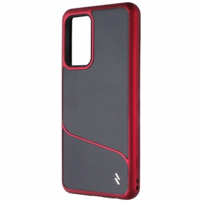 Minimal Aesthetic Durable Form ZIZO Division Series Case for Samsung Galaxy A52 5G - Black / Red