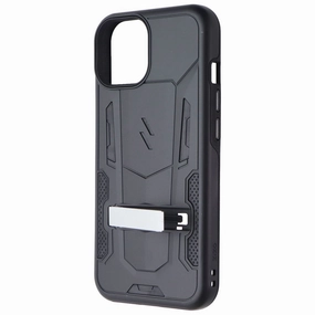 Zizo Transform Series Case with Kickstand for iPhone 16e/15/14/13 - Black Smooth Finish Touch